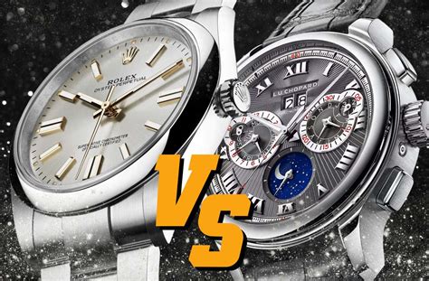 rolex vs chopard|iwc vs omega.